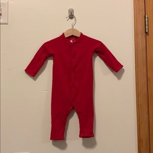 Primary long sleeve romper